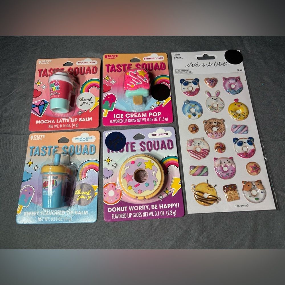 HOST PICK 4 New Taste Squad Lip Balms & Glosses NWT